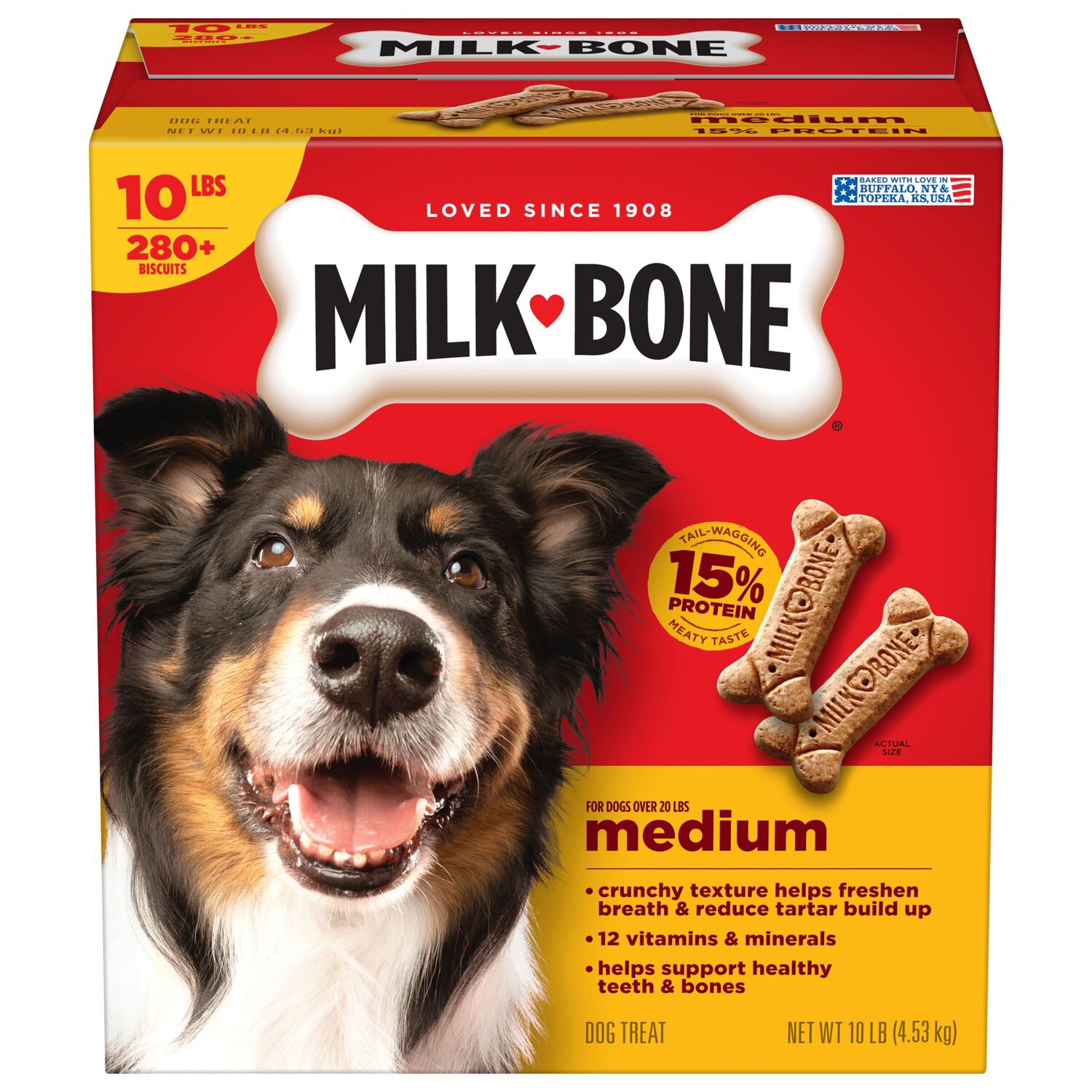 Milk-Bone Original Biscuits Crunchy Medium Dog Treats
