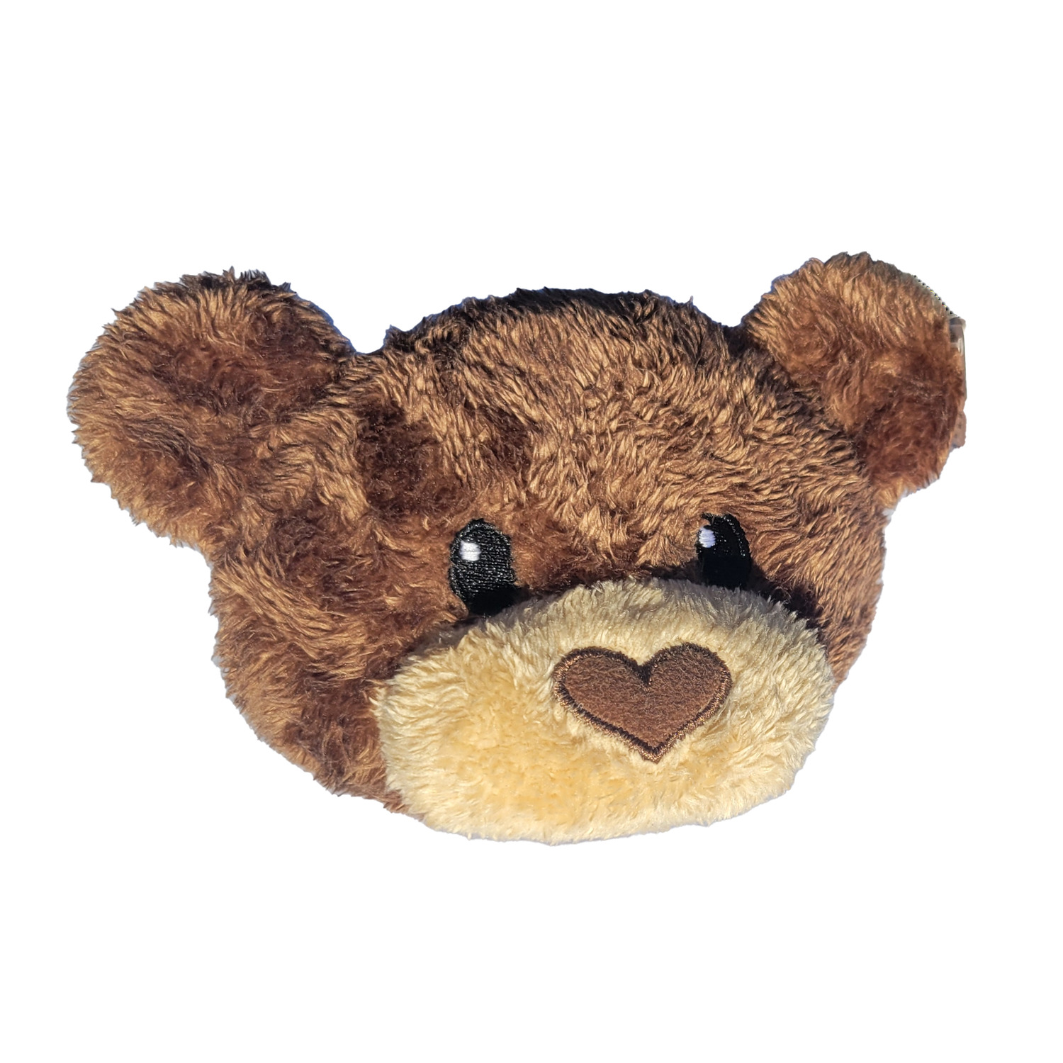 Pet Supermarket Charity Bear A Heart For Every Paw Plush Squeaky Dog Toy, 6.5" - Brown