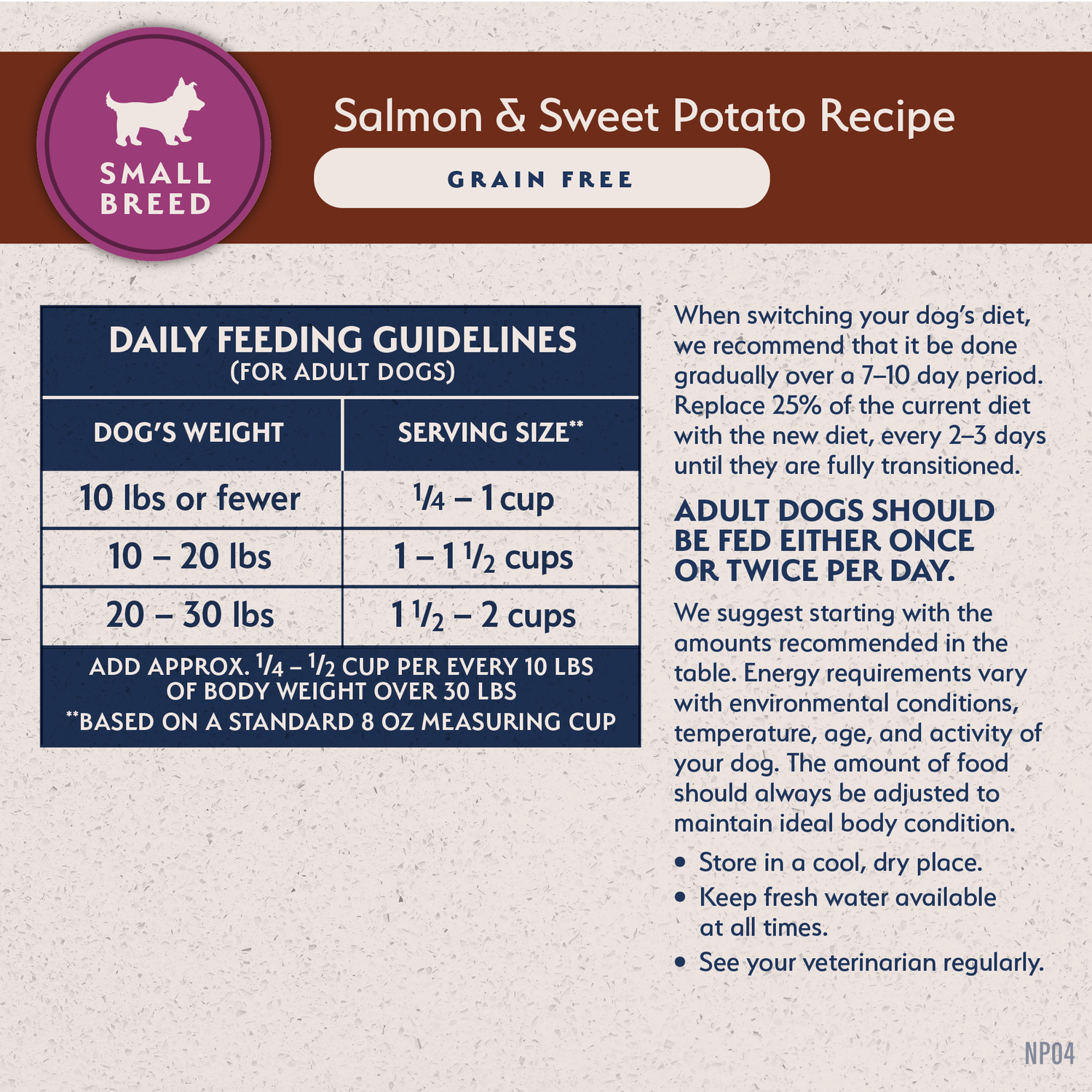 Natural Balance Limited Ingredient Grain-Free Small Breed Salmon & Sweet Potato Recipe Dry Dog Food, 4-Lb Bag