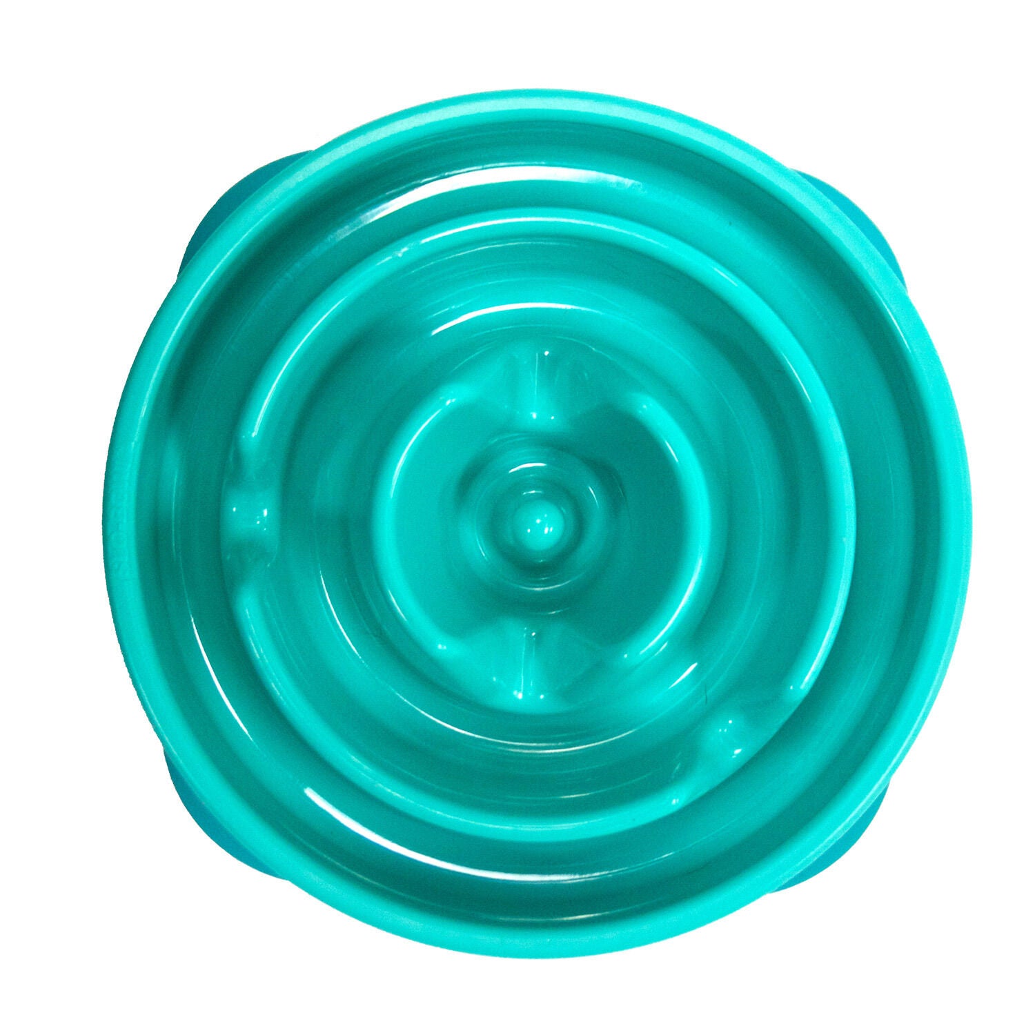 Outward Hound Slo-Bowl Mini Drop Slow Feeding Bowl, Teal