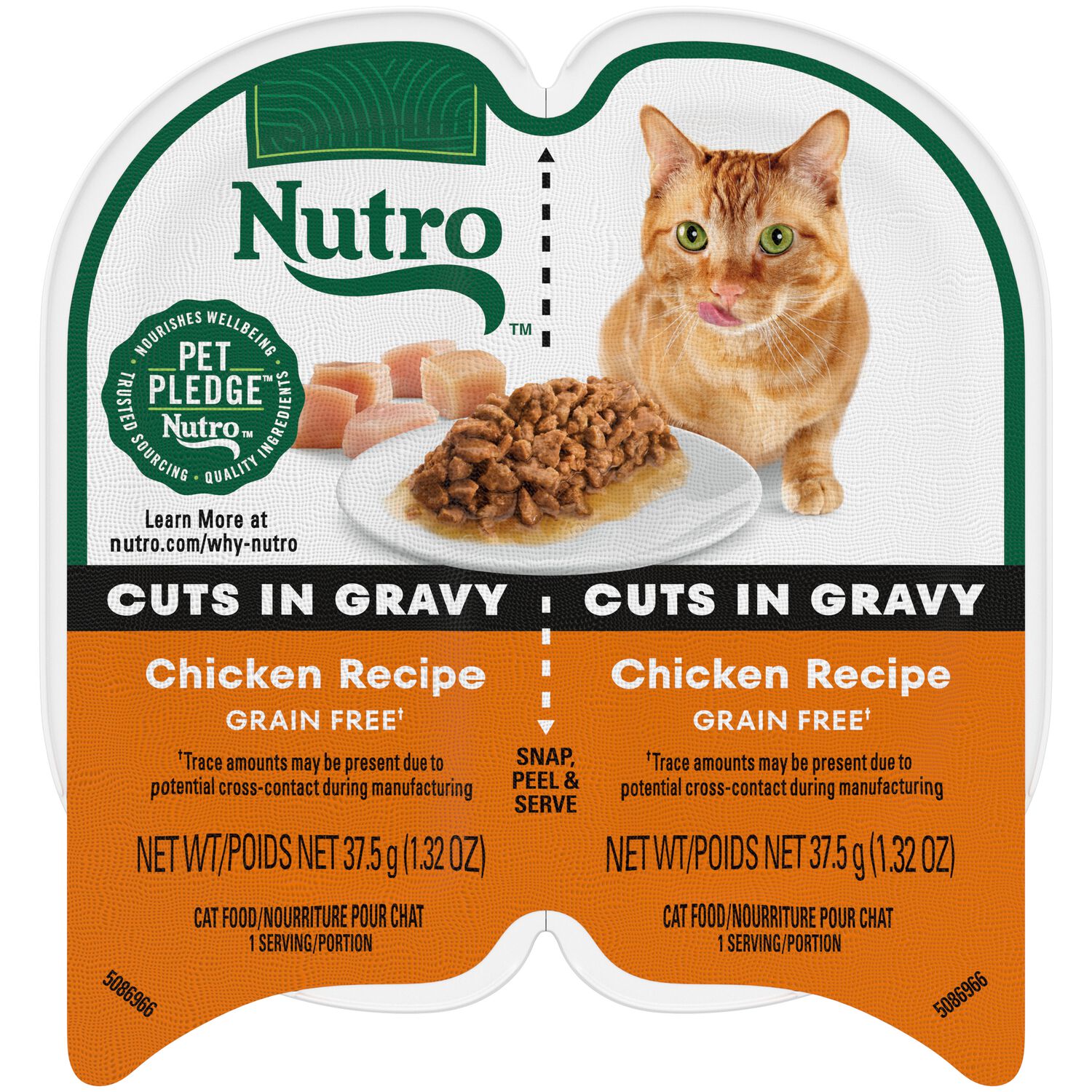 Nutro Perfect Portions Chicken Recipe Cuts In Gravy Cat Food, 2.65-Oz
