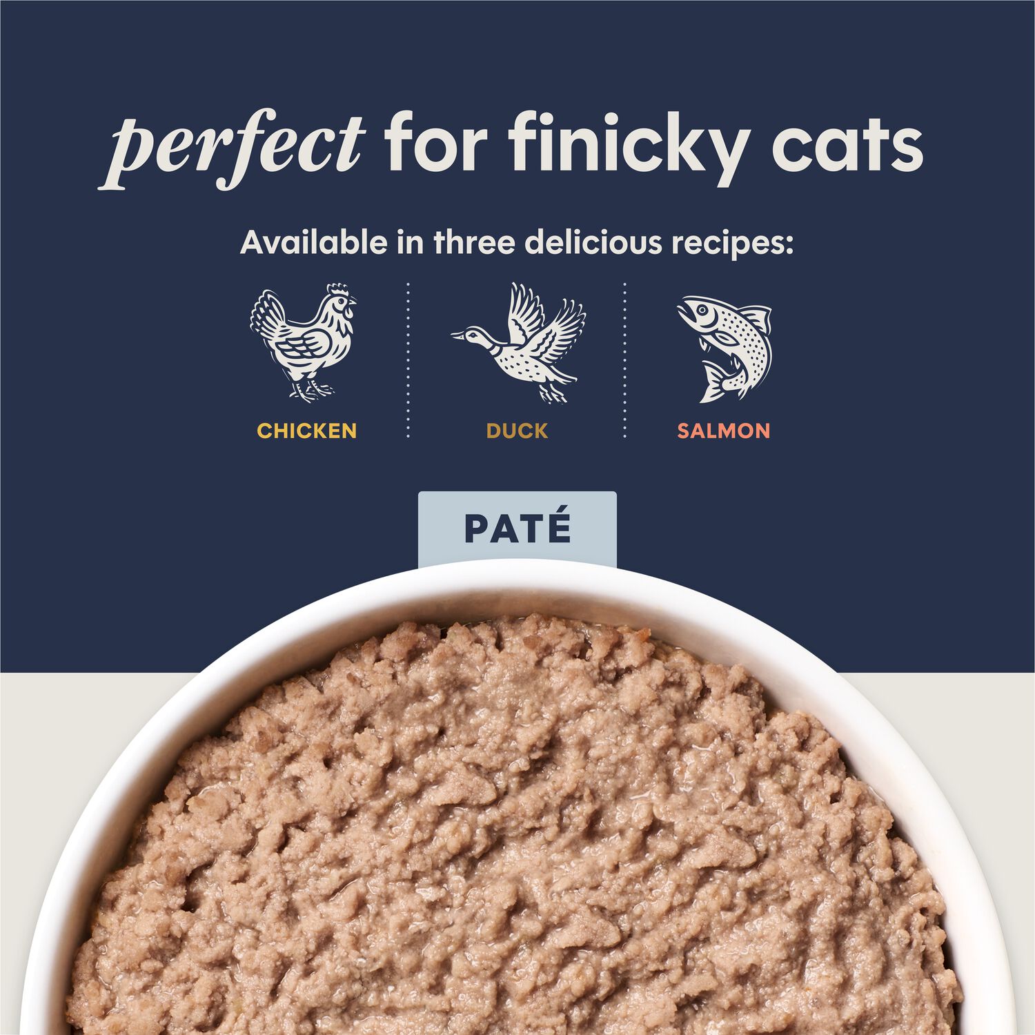 Instinct Pate Grain-Free Wet Cat Food, Real Salmon Entr&eacute;e, 2.64-Oz Split Cup