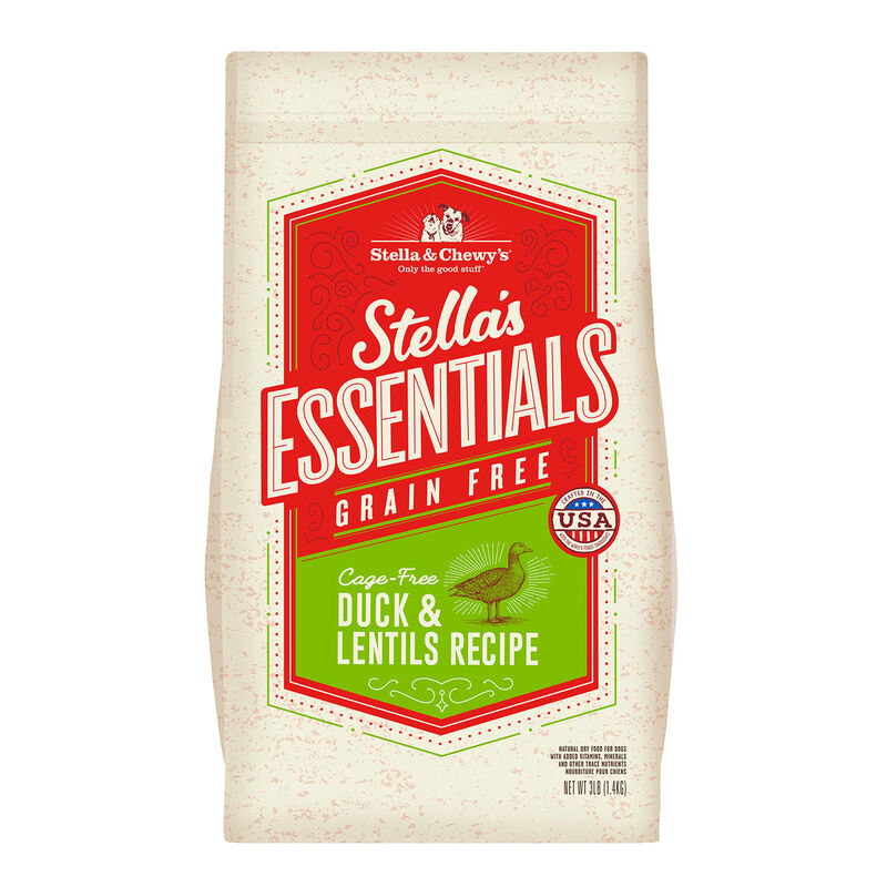 Stella & Chewy'S Stella'S Essentials Grain Free Cage Free Duck & Lentils Recipe Dry Dog Food