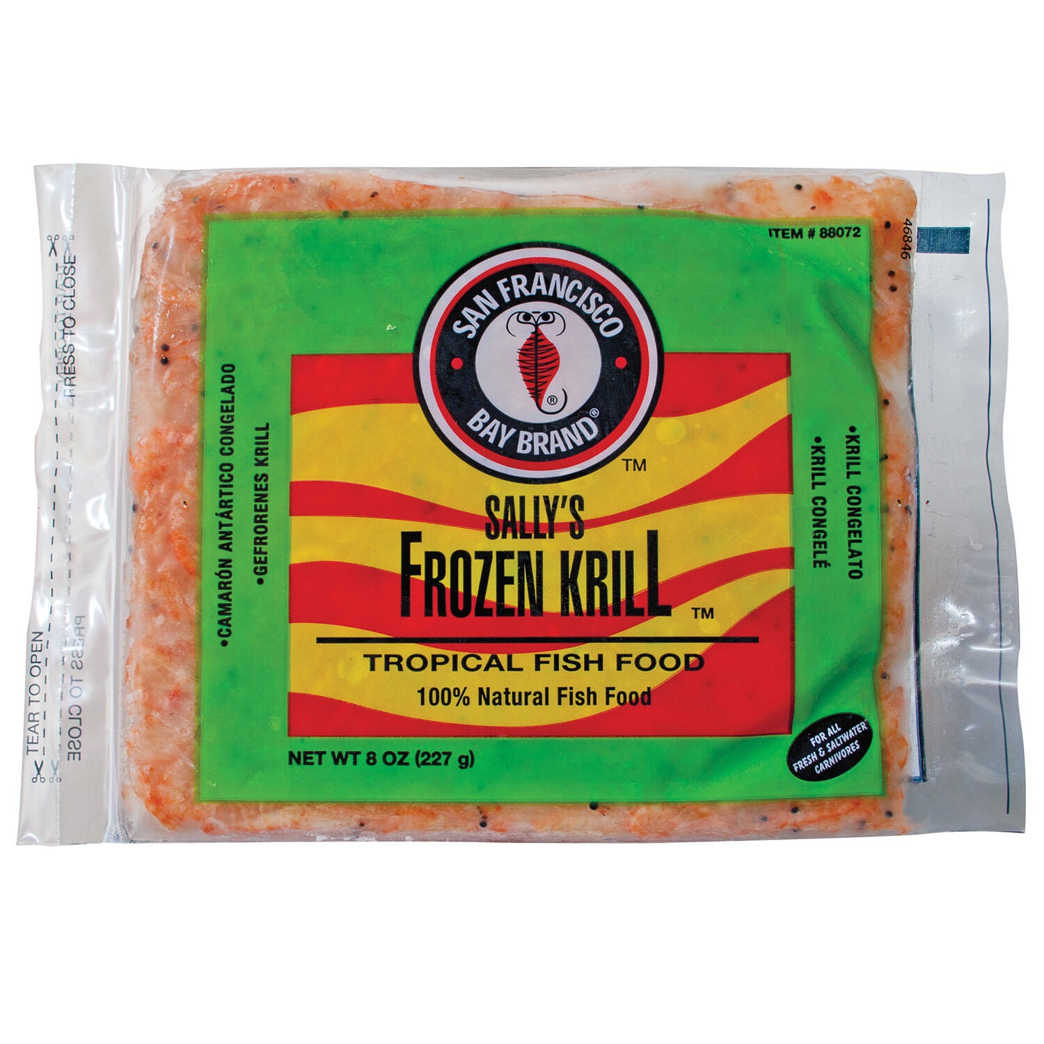 San Francisco Bay Frozen Krill Fish Food