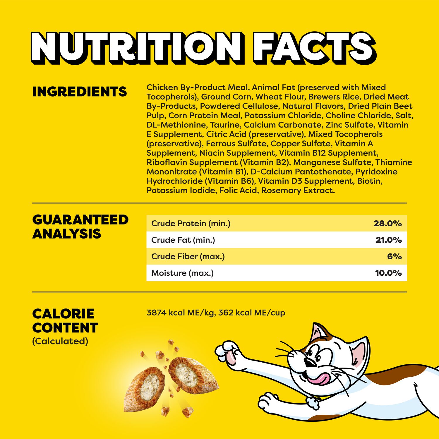 Temptations Indoor Care Crunchy & Soft Chicken Flavor Cat Treats, 2.1-Oz