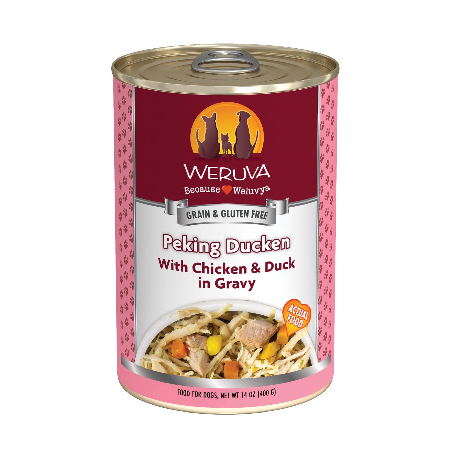 Weruva Classic Peking Ducken Grain-Free Wet Dog Food, 14-Oz