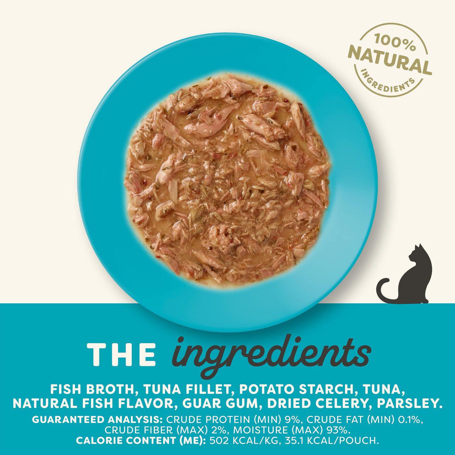 Applaws&trade; Natural Wet Cat Food, Tuna Flakes In Gravy, 2.47-Oz Pouch