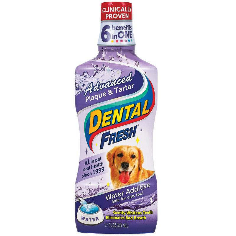Dental Fresh Advanced Plaque & Tartar Dental Health And Fresh Breath Water Additive For Dogs