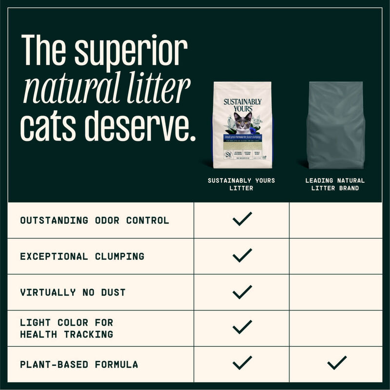 Sustainably Yours Small Grain Fast Clumping Cat Litter