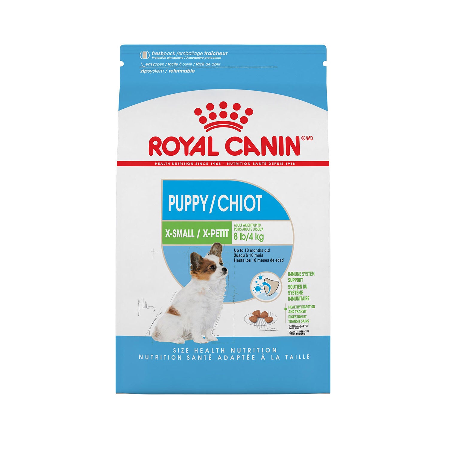 Royal Canin Size Health Nutrition X-Small Puppy Dry Dog Food, 3Lb