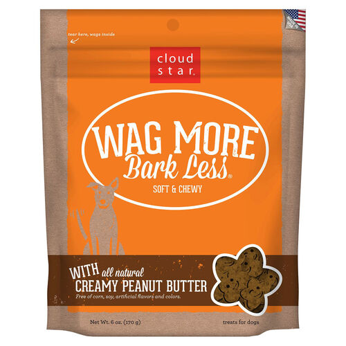 Cloud Star Soft & Chewy With Creamy Peanut Butter Dog Treat