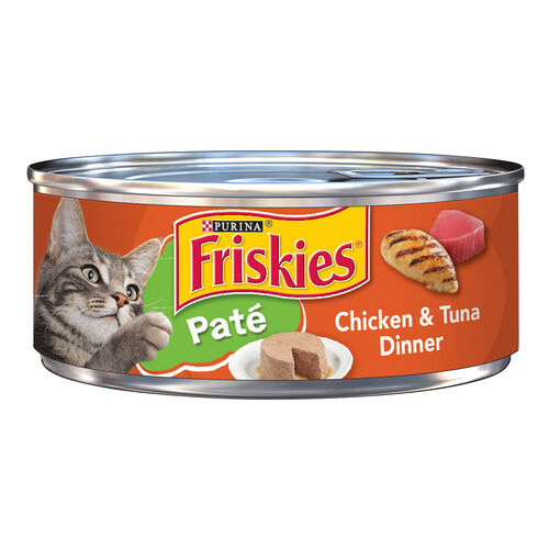 Classic Pate Chicken & Tuna Dinner Cat Food