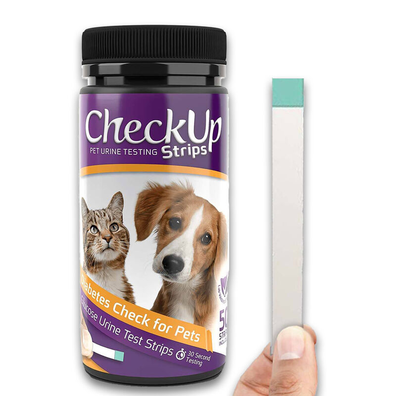Diabetes Check For Pets Urine Testing For Dogs & Cats - 50 Strips image number 1
