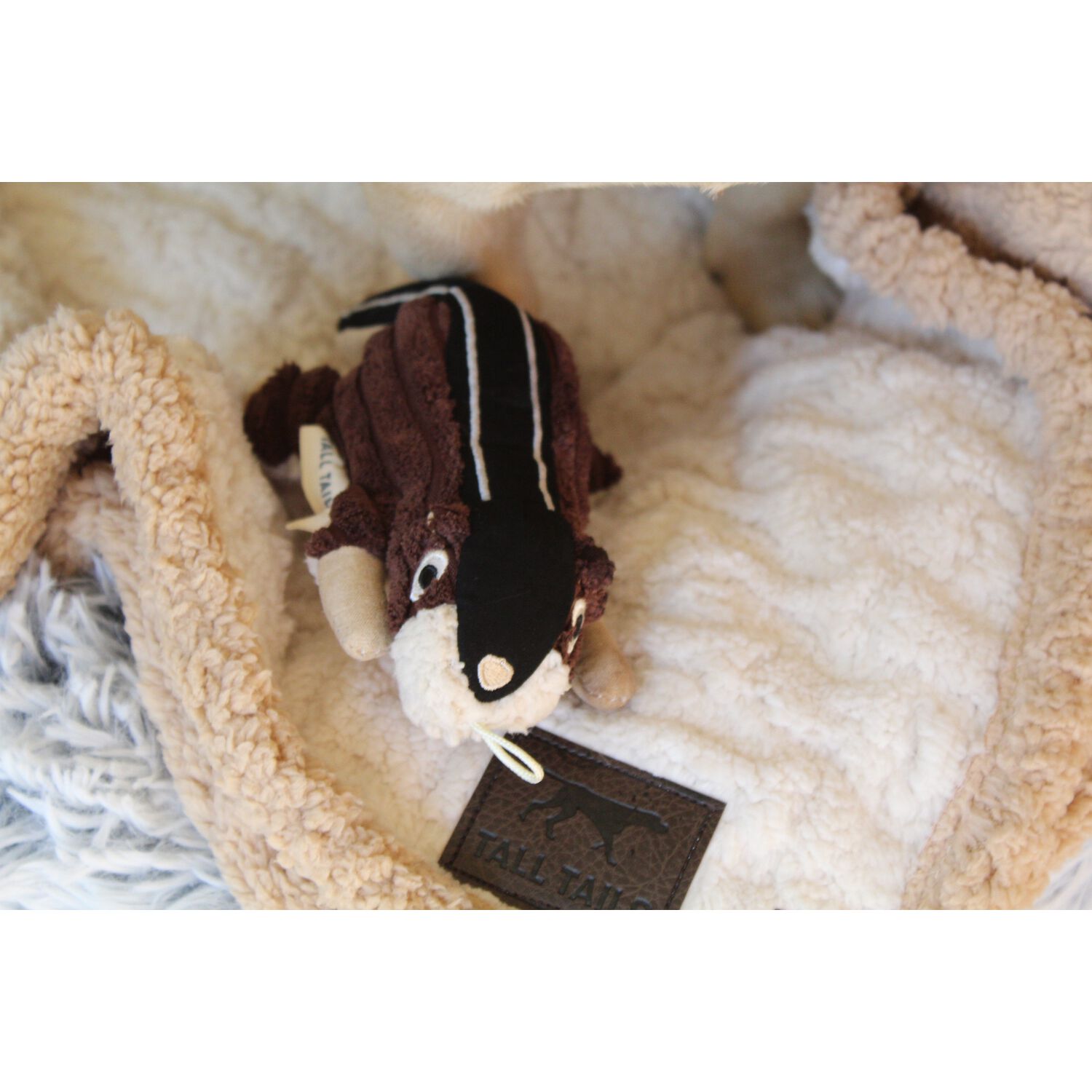 Tall Tails Chipmunk Plush Squeaker Plush Dog Toy, 5-Inch