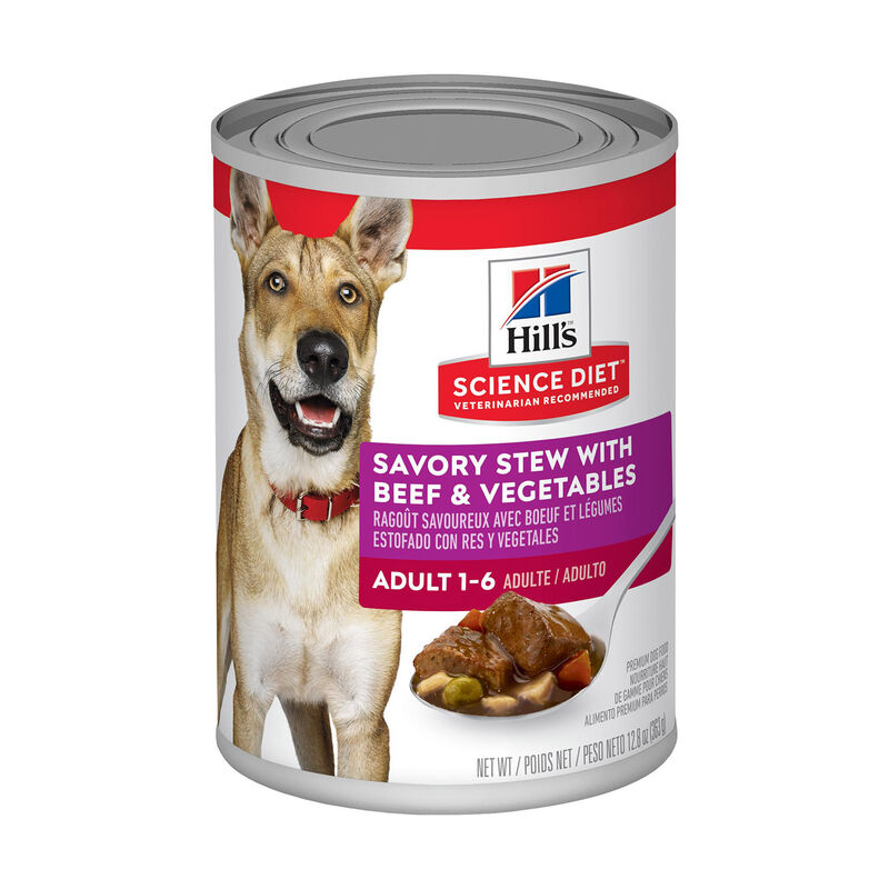 Hill'S Science Diet Adult 7+ Senior Vitality Chicken & Vegetable Stew Dog Food image number 1