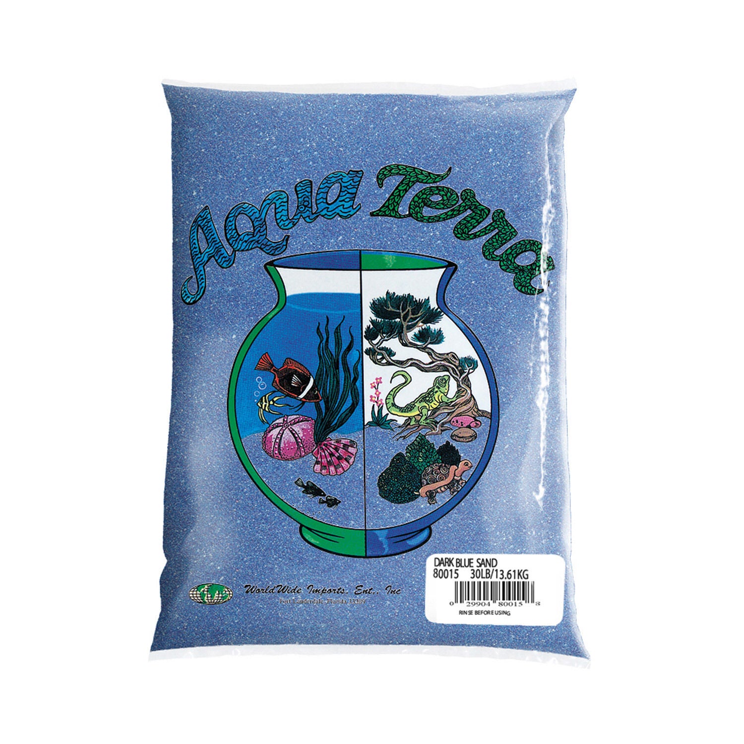 World Wide Aqua Terra Dark Blue Sand