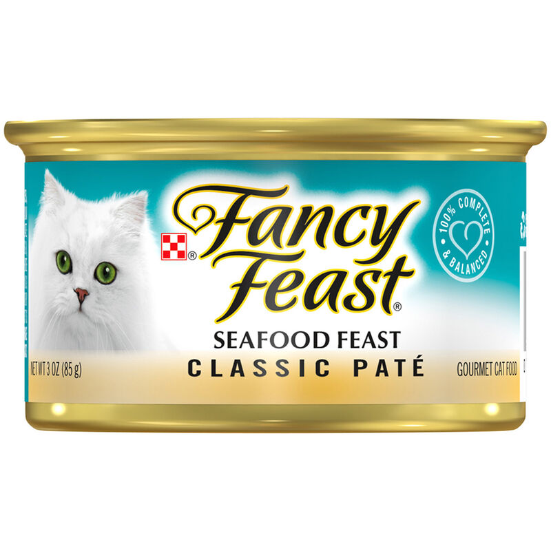 Fancy Feast Seafood Feast Classic Grain Free Wet Cat Food
