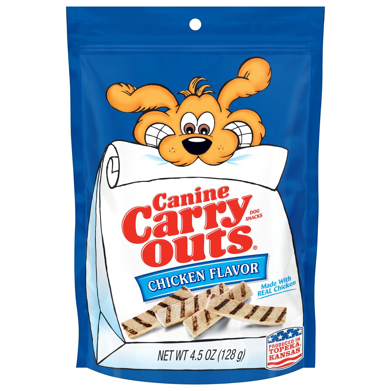 Canine Carry Outs Chicken Flavor Dog Treats, 4.5-Oz Bag