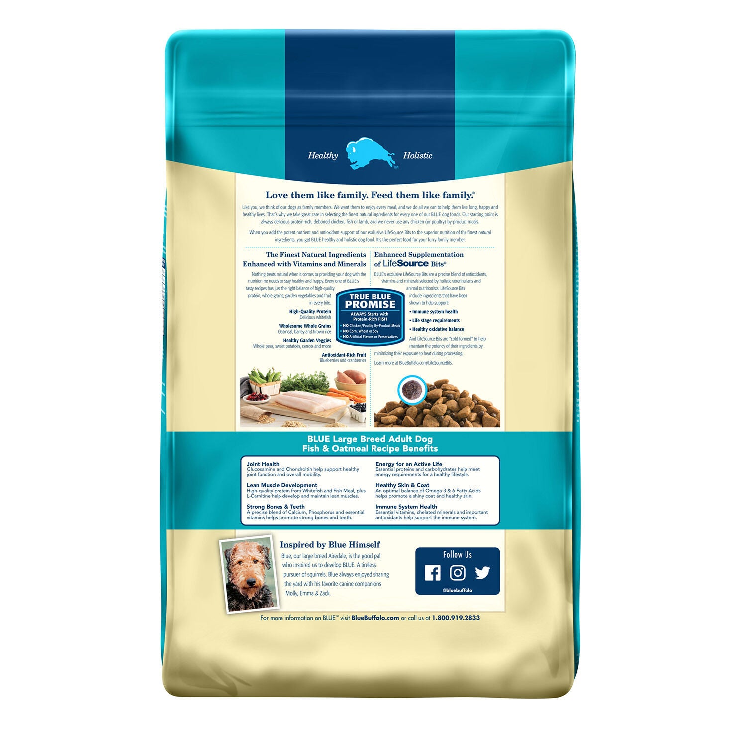 Life Protection Formula Large Breed Adult Fish Oatmeal Recipe 30lb Pet Supermarket