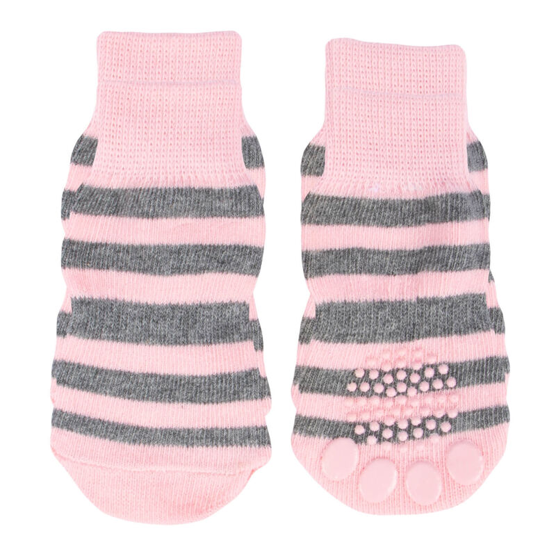 Pink Striped Socks image number 2