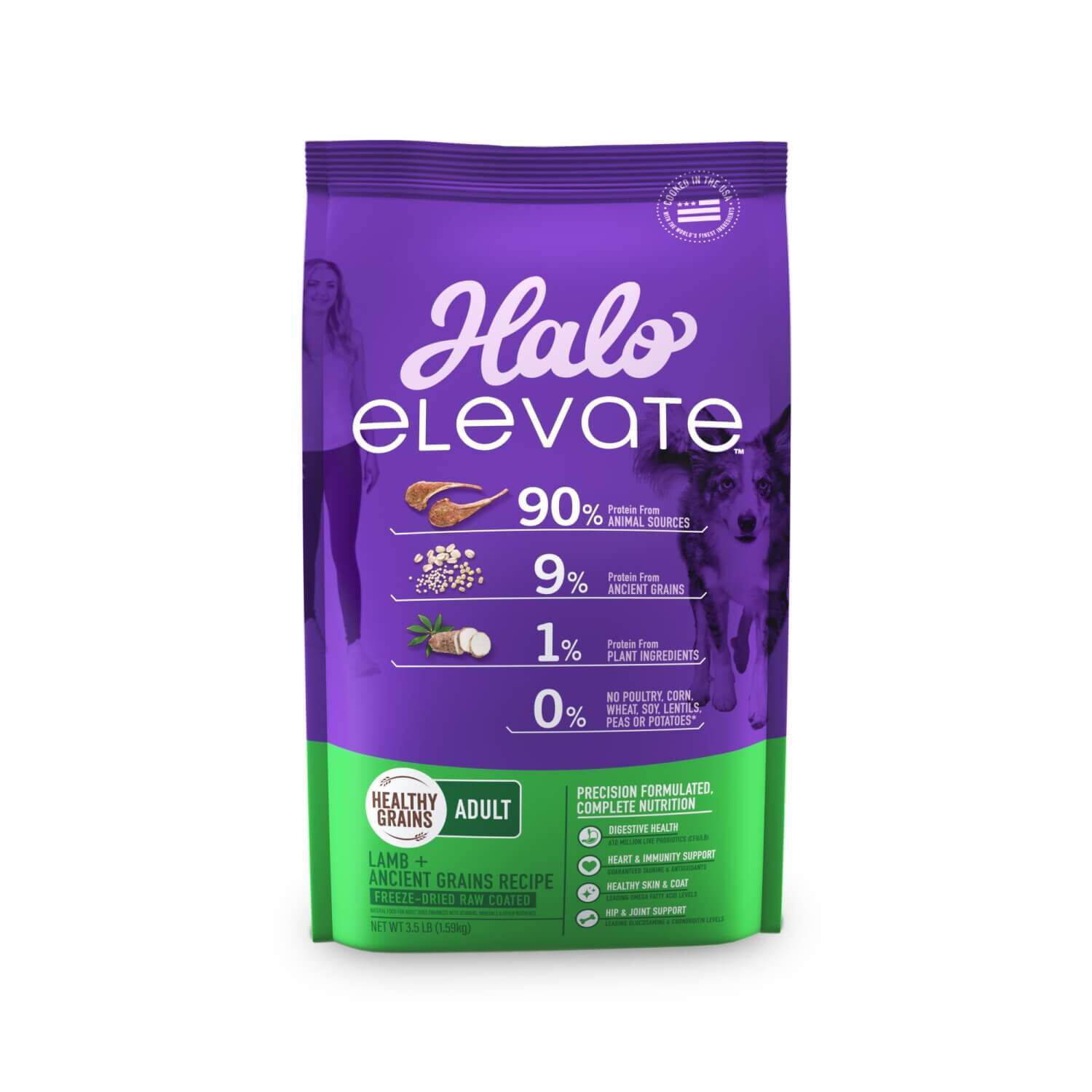 Halo large breed dog food hot sale