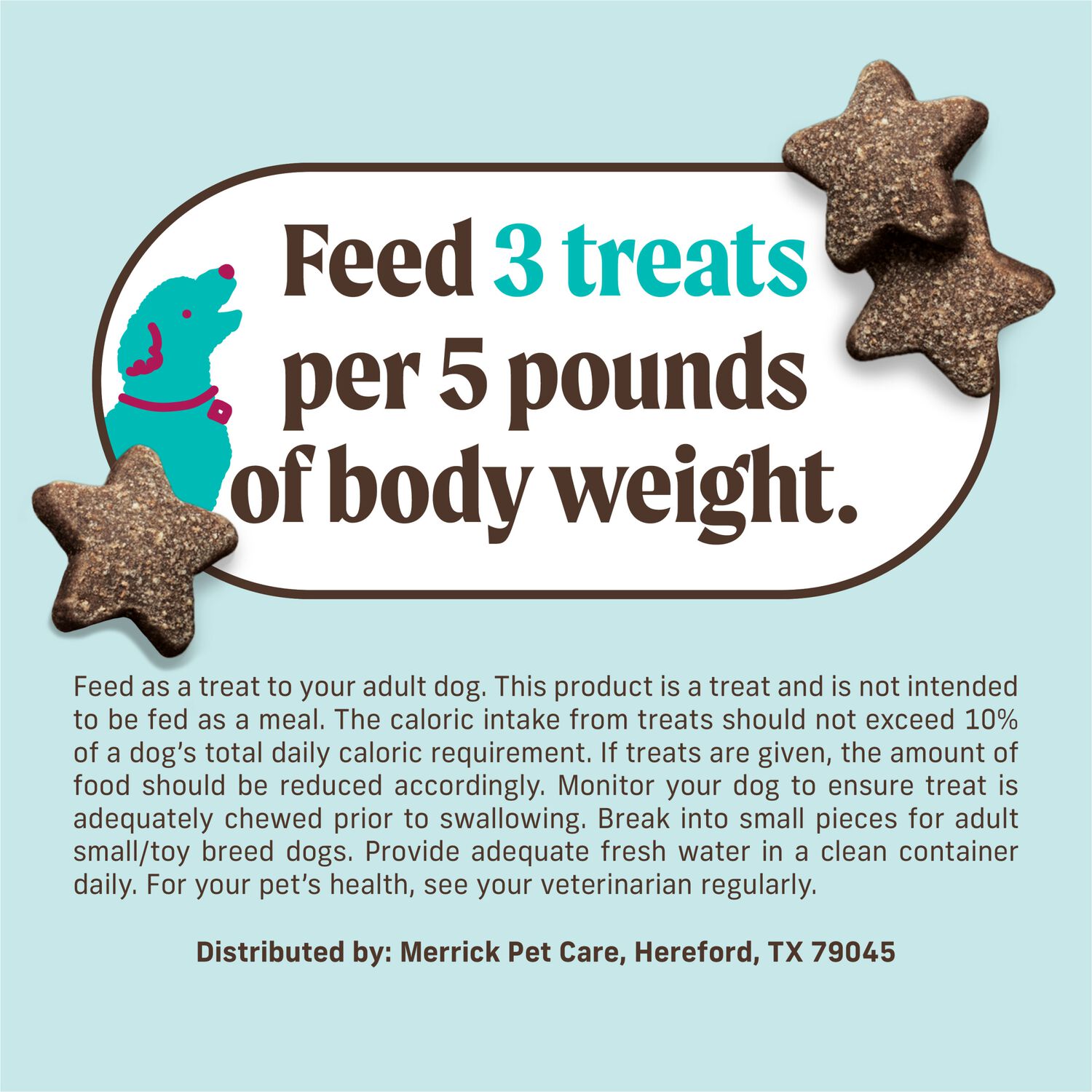 Merrick Power Bites Turducken Recipe Soft And Chewy  Dog Treats, 6-Oz Bag