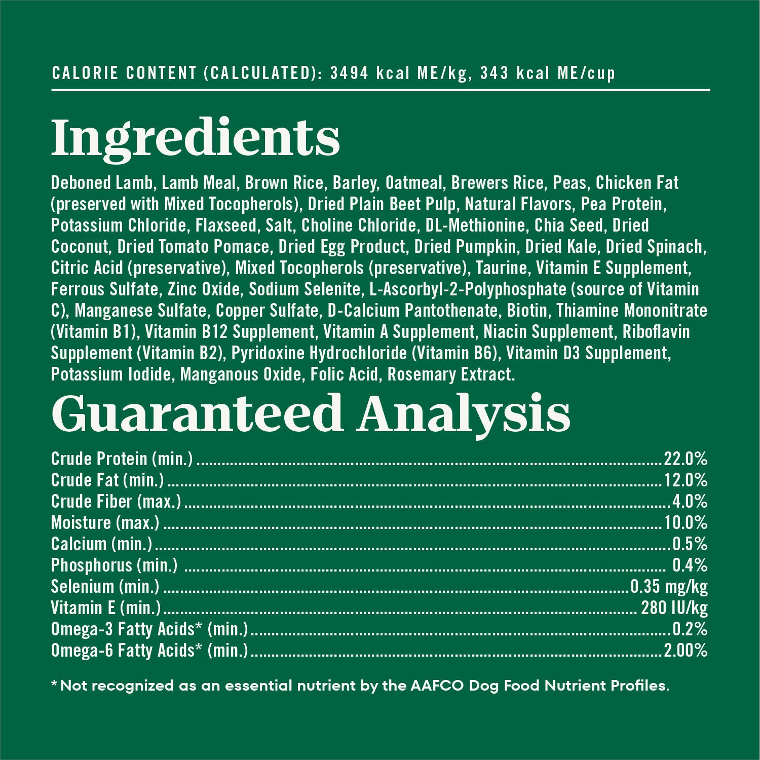 Nutro Natural Choice Lamb & Brown Rice Recipe Large Breed Adult Dry Dog Food, 20-Lb Bag