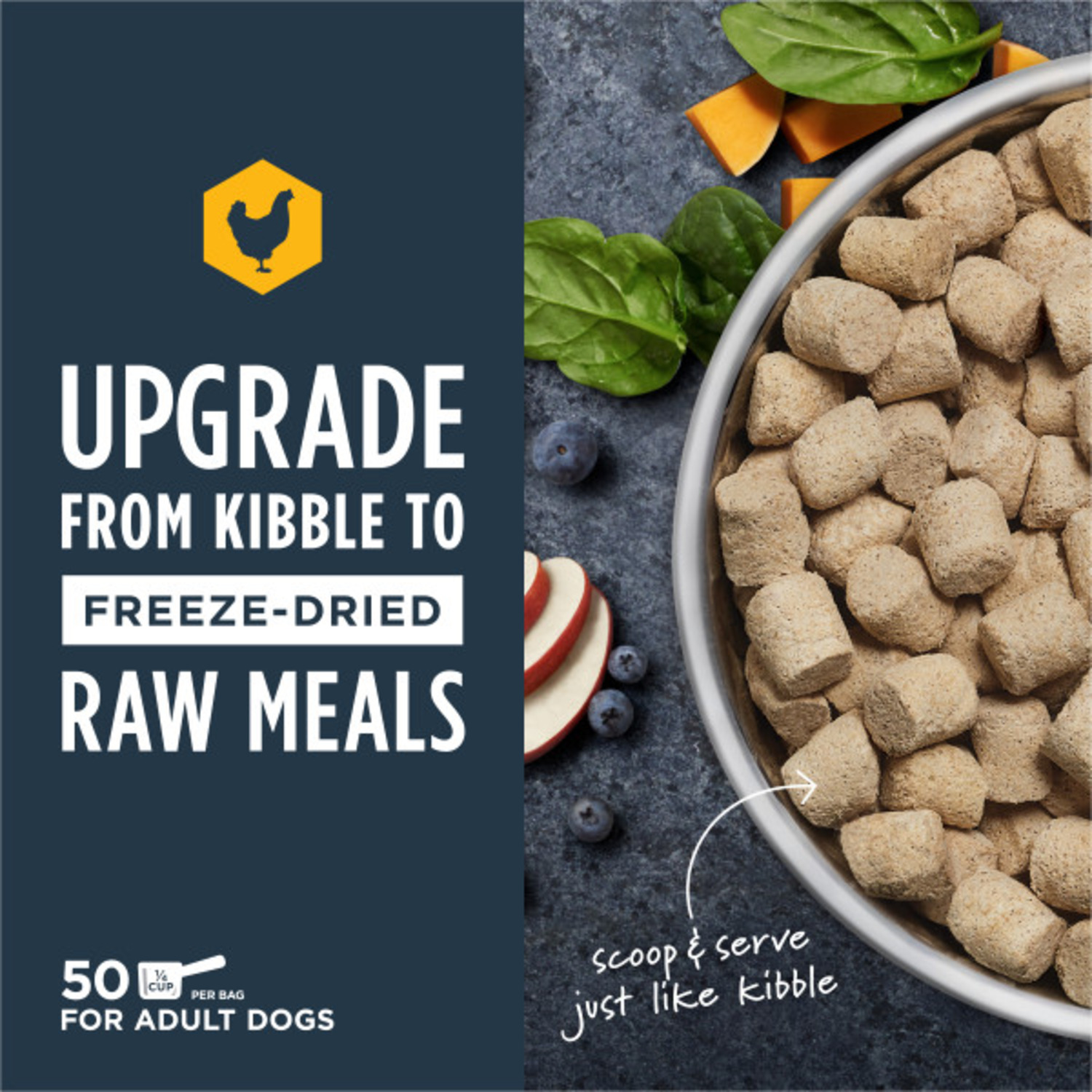 Instinct Raw Meals Freeze-Dried Dog Food - Chicken, 25 Oz
