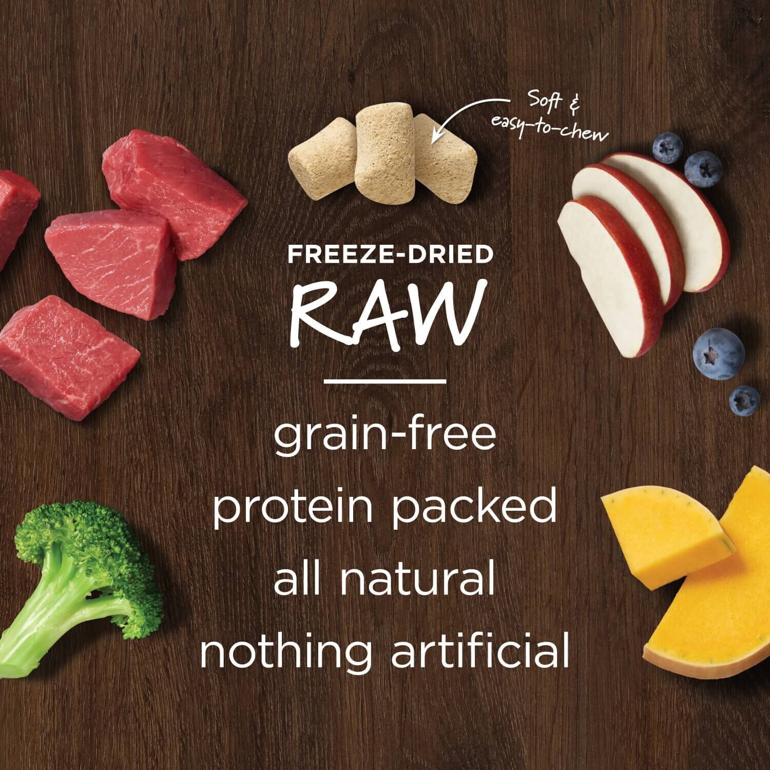 Instinct Freeze-Dried Raw Boost Mixers Grain-Free Beef Recipe Freeze-Dried Dog Food Topper
