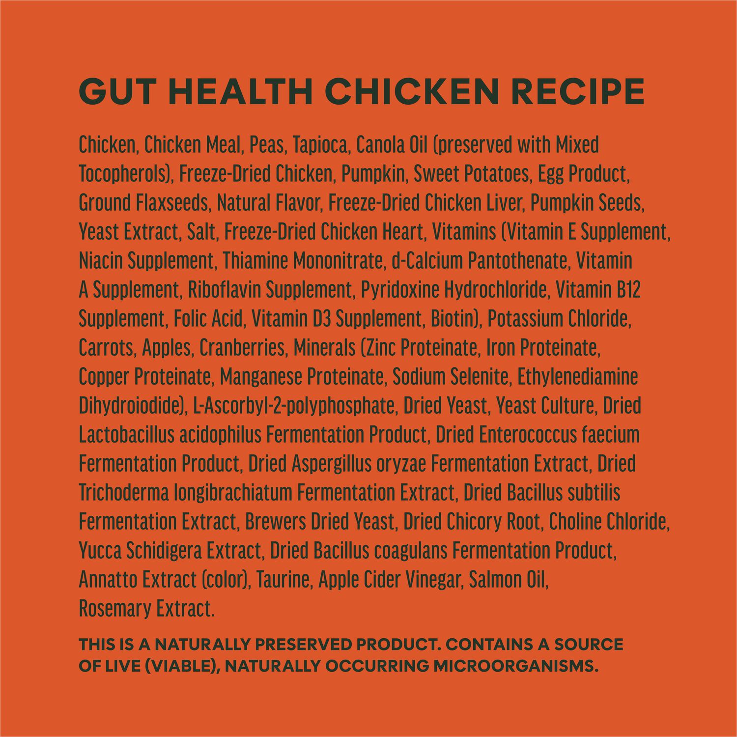 Instinct Raw Boost Gut Health Adult Dry Dog Food, Grain-Free Chicken Recipe, 3.5-Lb