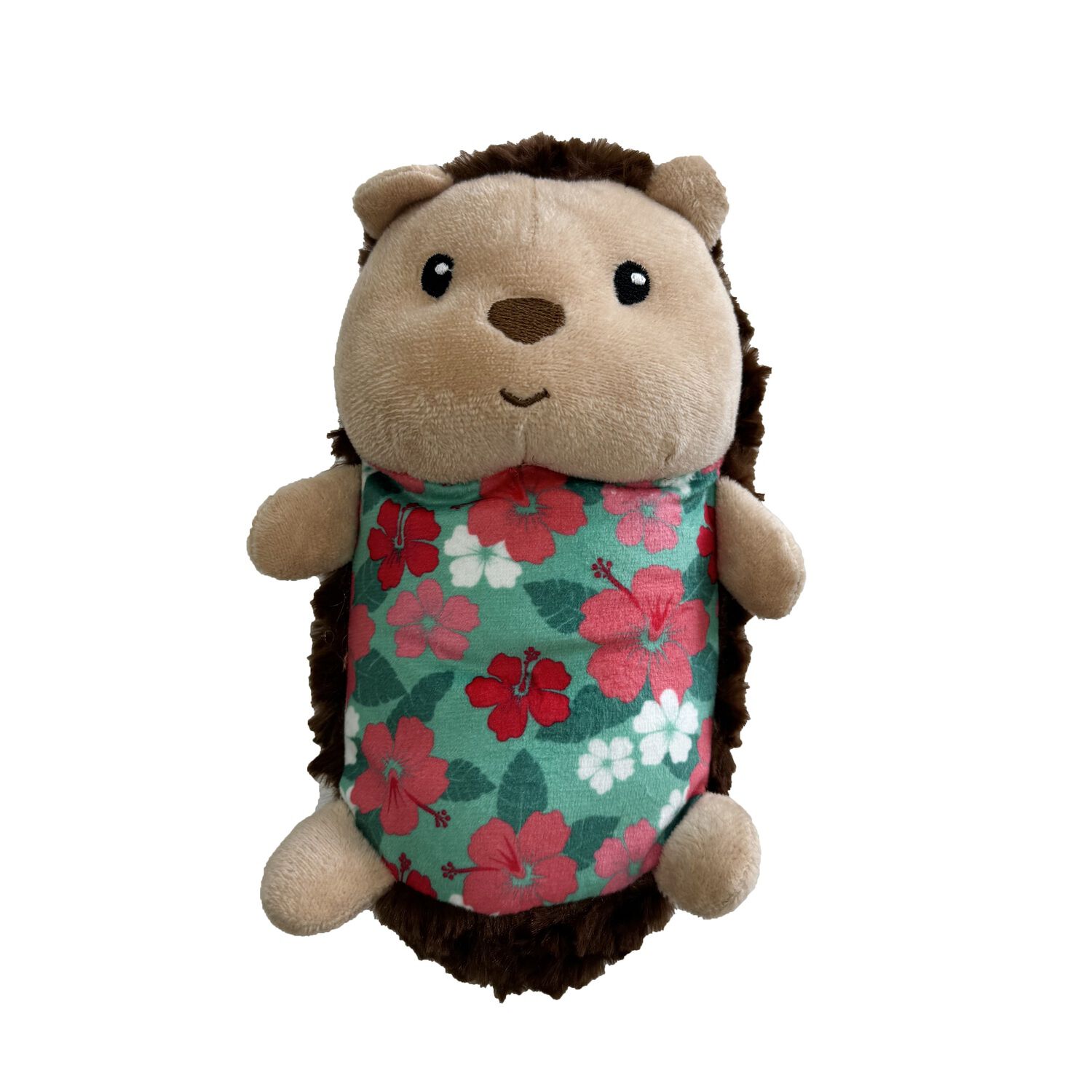 #Bff Aloha Summer Plush Squeaky Hedgehog Dog Toy, Medium