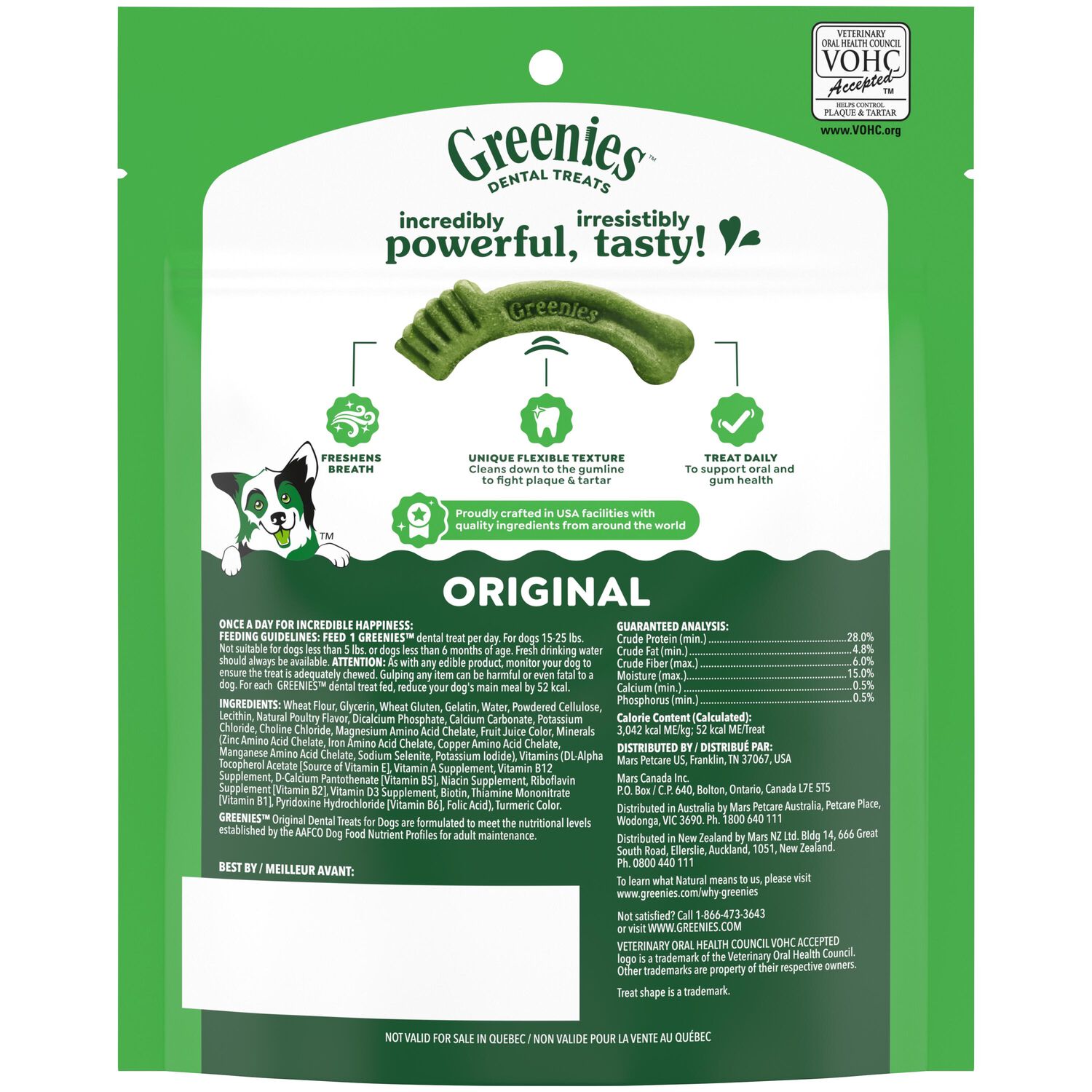 Greenies Petite Natural Original Chicken Flavor Dental Dog Treats, 10 Count