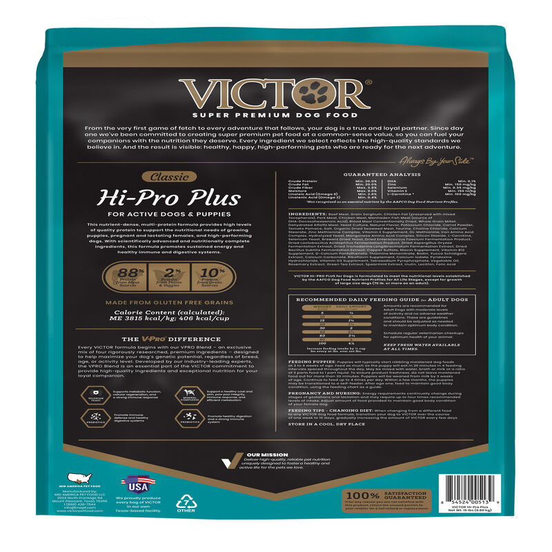 Victor Classic Hi Pro Plus Dog Food image number 2