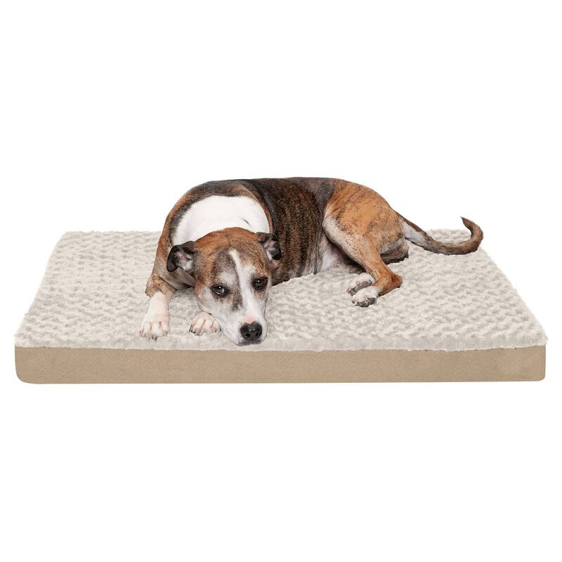 Furhaven Ultra Plush Deluxe Egg Crate Orthopedic Mattress Large Dog Bed