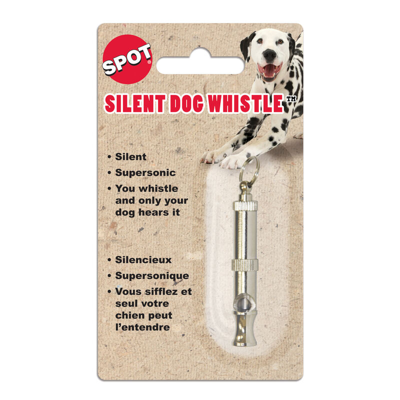 Spot Silent Dog Whistle, Solid Brass
