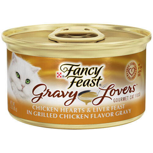 Gravy Lovers Chicken Hearts & Liver Feast In Grilled Chicken Flavor Gravy