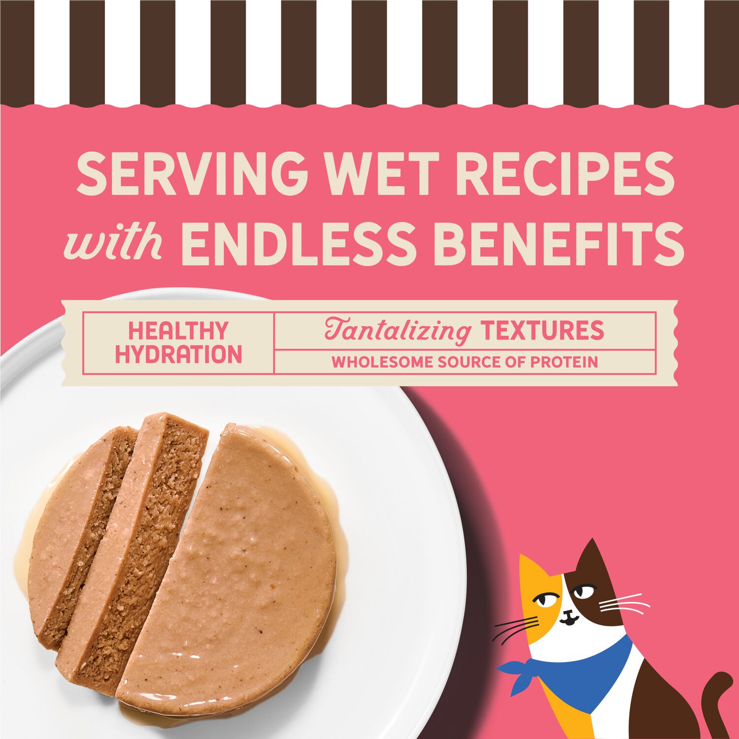 Merrick Purrfect Bistro Grain-Free Premium Soft Canned Pate Adult Wet Cat Food, High Protein Salmon Recipe, 3-Oz Can