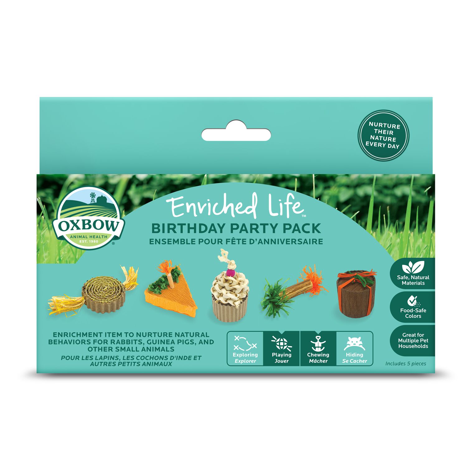 Oxbow Enriched Life Birthday Party Pack Small Animal Chew Toy