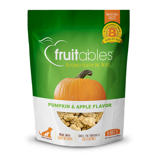 Fruitables Baked Pumpkin & Apple Flavor Healthy Low Calorie Dog Treats