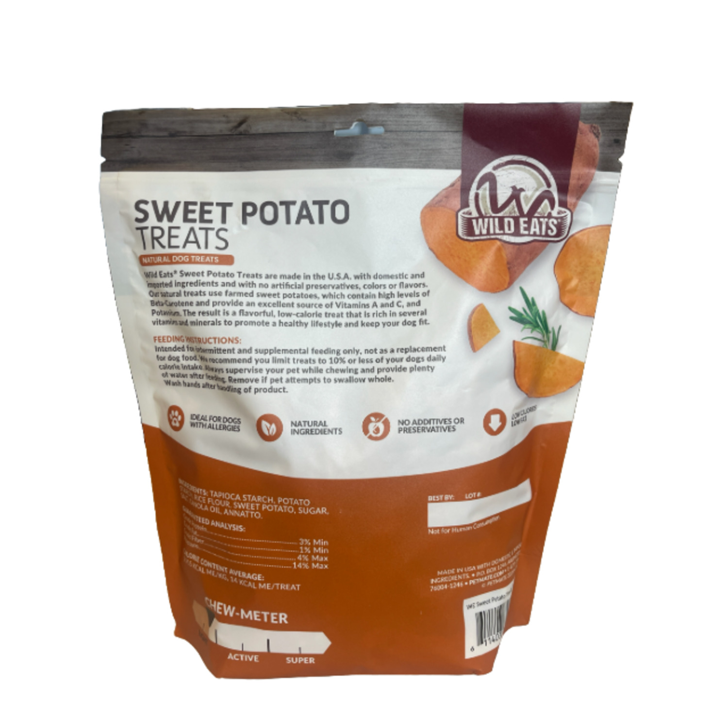 Wild Eats Sweet Potato Treats Natural Dog Treats