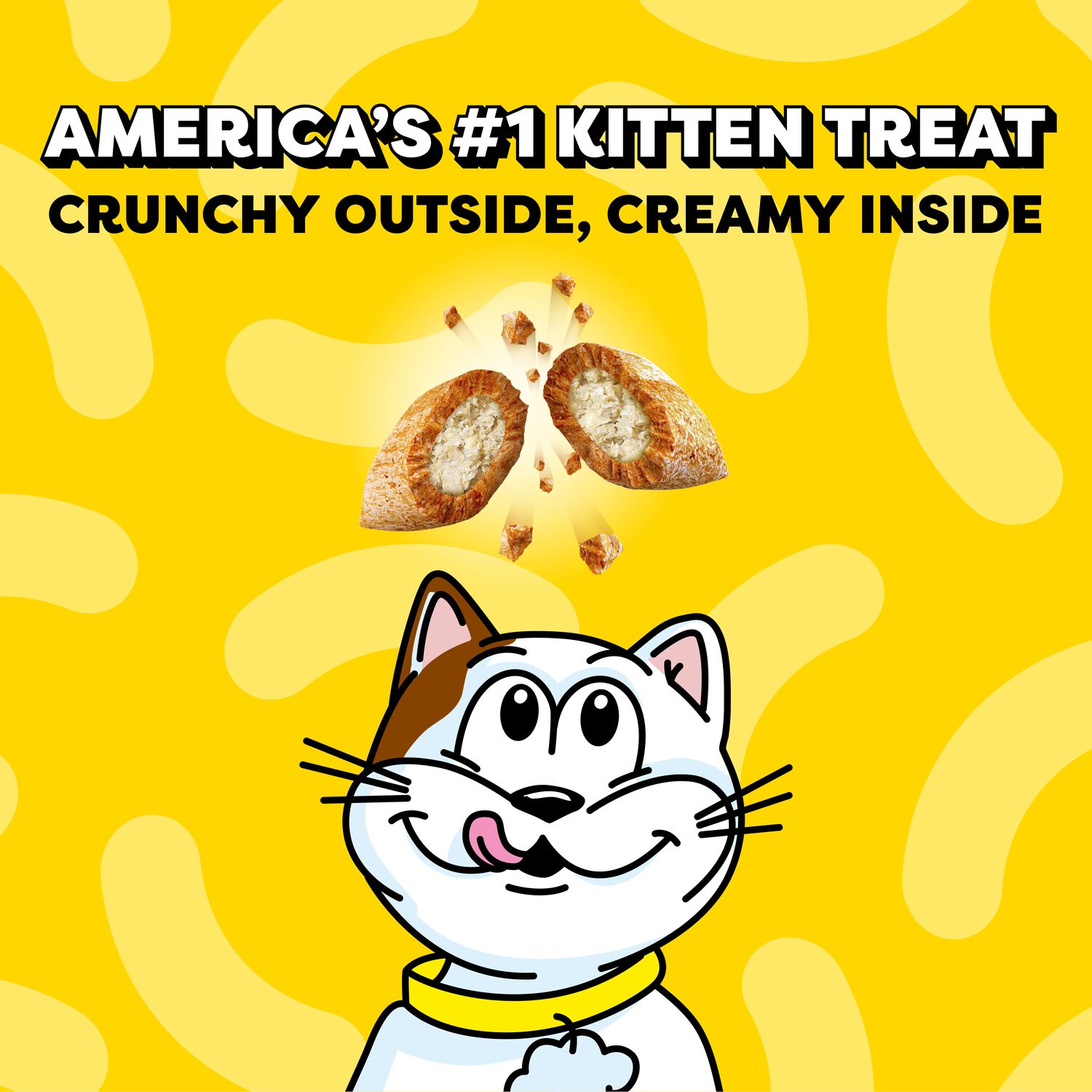 Temptations Kitten Crunchy And Soft Chicken & Dairy Flavor Cat Treats, 3-Oz