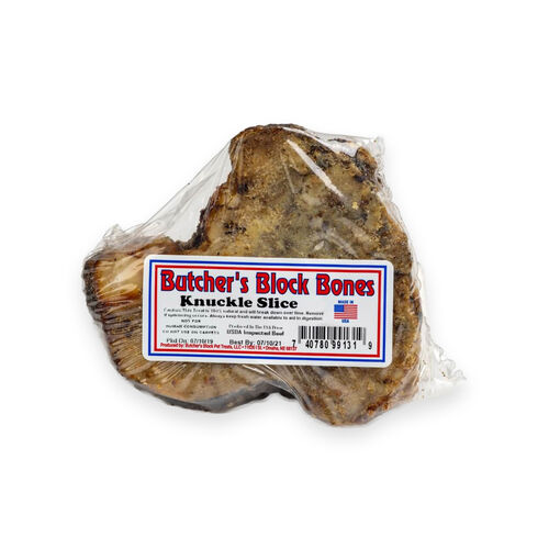 Butcher'S Block Bones Knuckle Slice Dog Treat, 4 - 5 Inches