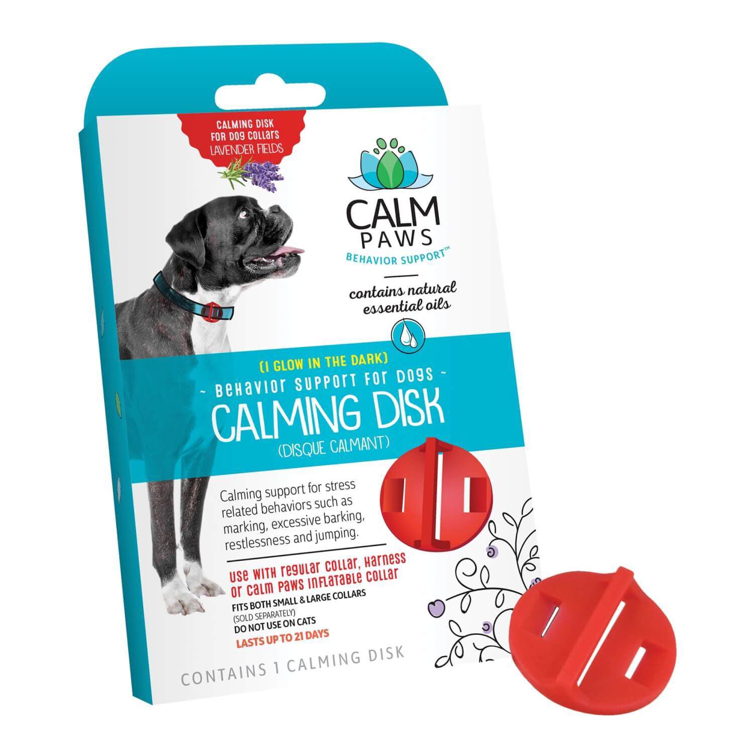 Calm Paws Calming Disk Medallion Dog