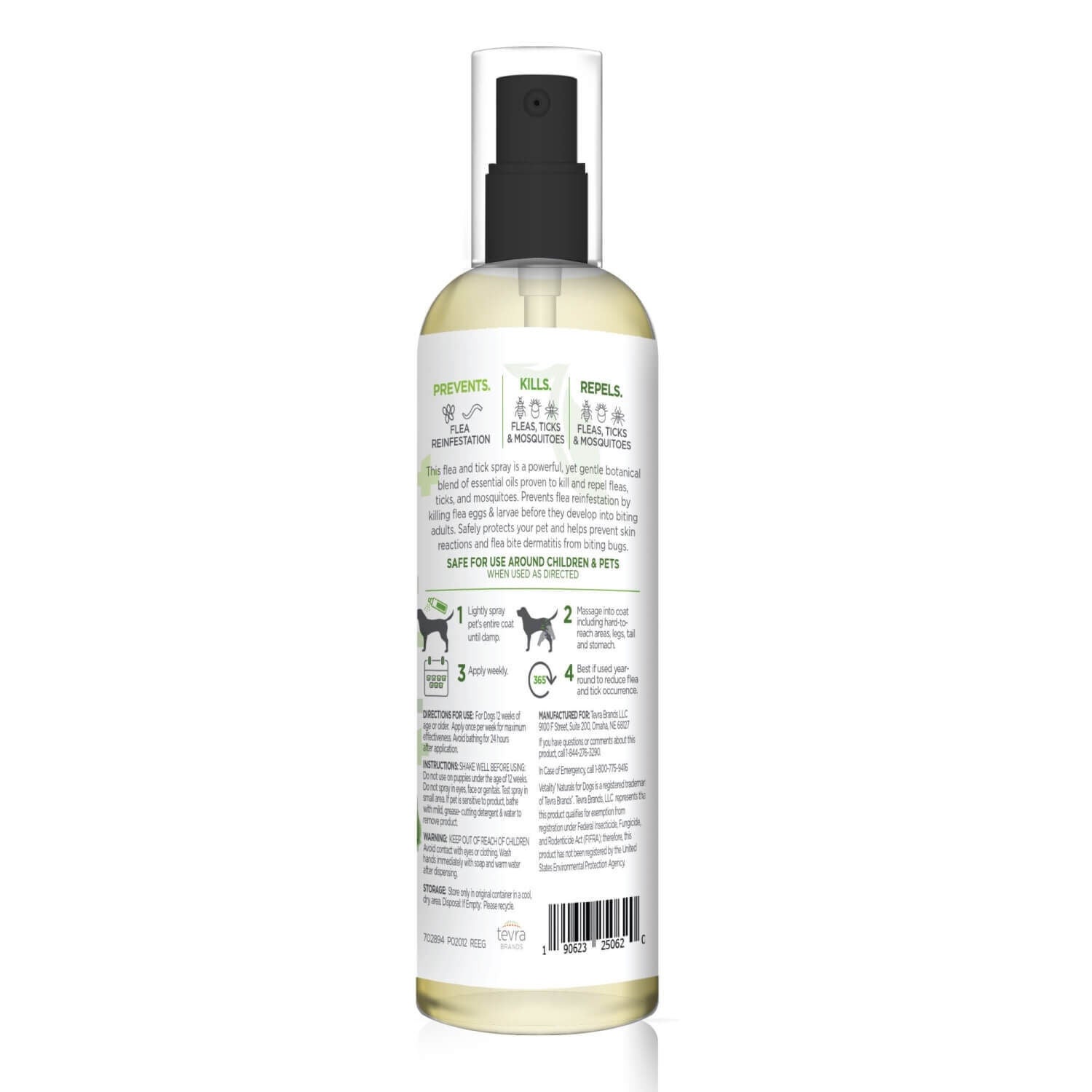 Vetality Naturals Flea & Tick Spray For Dogs