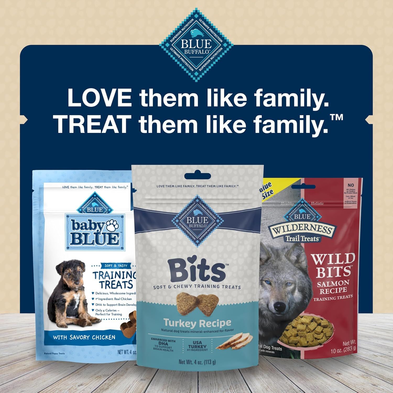 Blue Buffalo Blue Bits Soft-Moist Training Tempting Turkey Recipe Dog Treats, 4-Oz