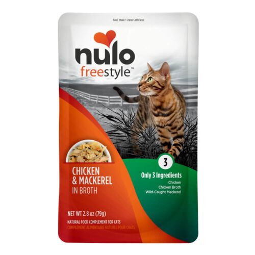 Nulo Free Style Cat Chicken & Mackerel In Broth Wet Cat Food Topper