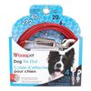 Boss Pet Vinyl Coated Dog Tie Out With Shock Absorbing Spring For Large Dogs Up To 60 Lbs