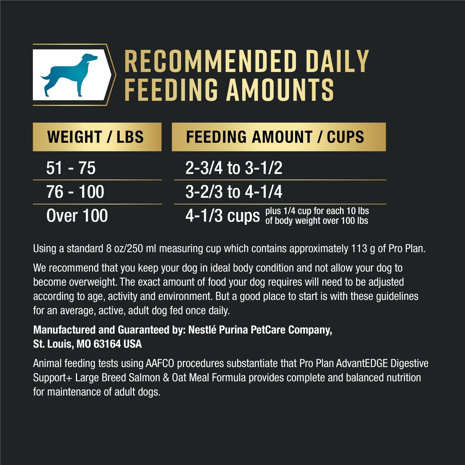 Purina Pro Plan Advantedge Digestive Support Plus Large Breed Salmon And Oat Meal Formula Adult Dry Dog Food - 22-Lb. Bag