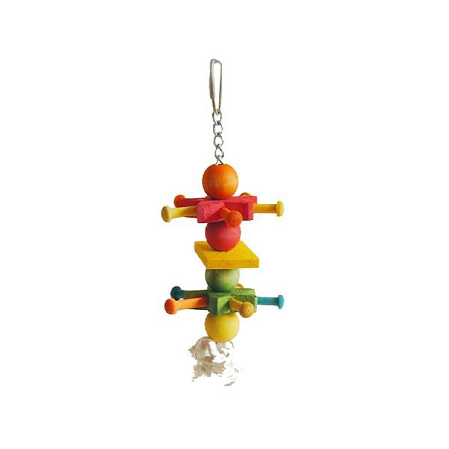 A&E Cage Happy Beaks Wooen Cowboy Spur Bird Toy