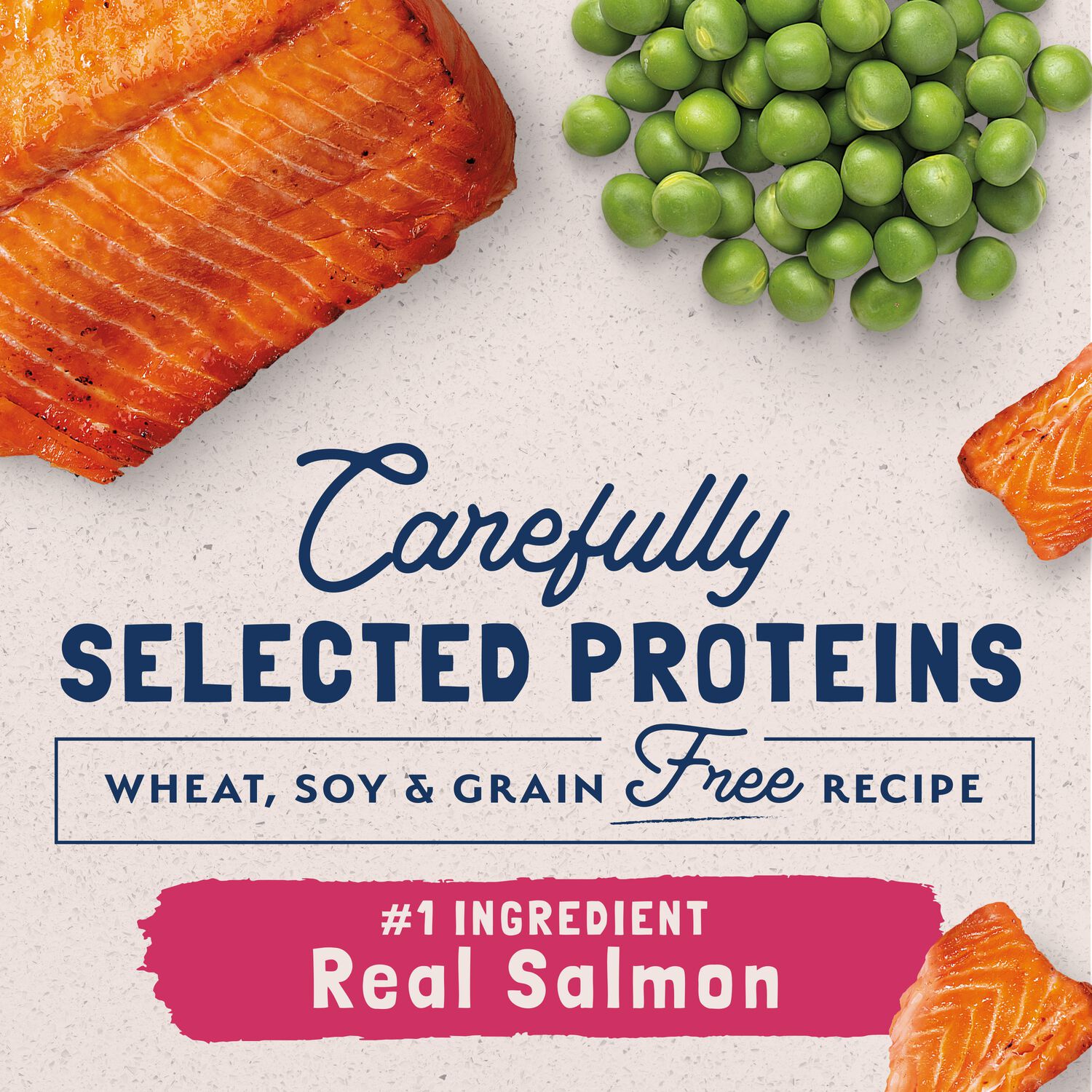 Natural Balance Limited Ingredient Grain Free Salmon & Green Pea Recipe Dry Cat Food, 4-Lb